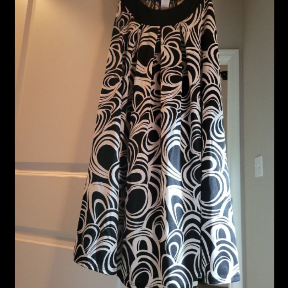 GODDESS 3x A-line Flared Bottom Slinky Dress